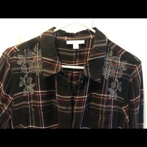 Black flannel dress!